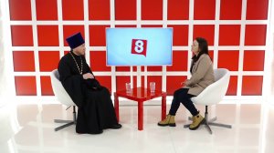 Интервью на "8 канале" Марина Левочко, Иерей Василий Вершинский.