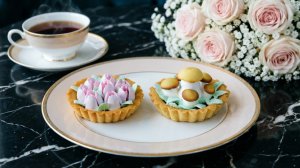 Корзиночки с белково-заварным кремом