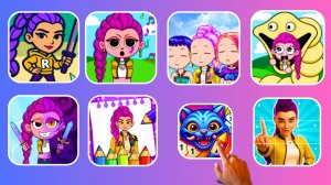 Kpop Demon Hunter Games