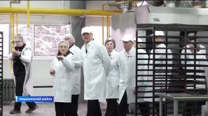 Глава Башкирии в Чишминском районе посетил завод детского и диетического питания с новыми цехами