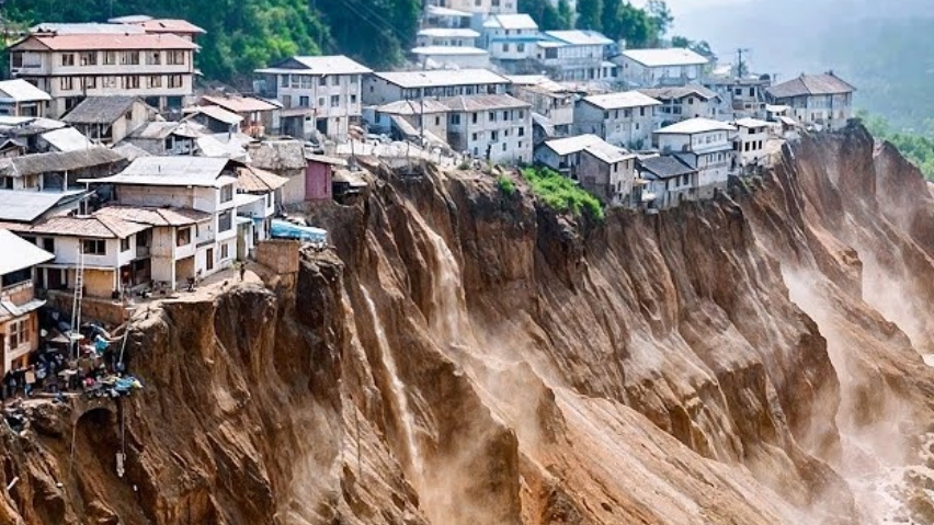 55 мощных оползней и лавин. Снятых на камеру.