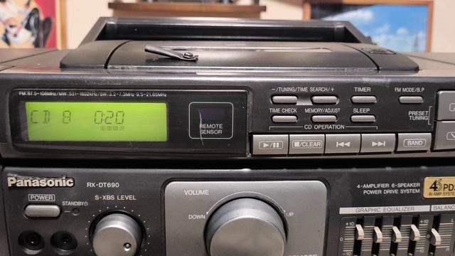 Panasonic RX-DT690 2х КАССЕТНИК ОБЗОР РЕТРОЧЕ СТАРАЯ ВИНТАЖ АУДИОТЕХНИКА 1990 ГОДА ПАНАС МАГНИТОЛА