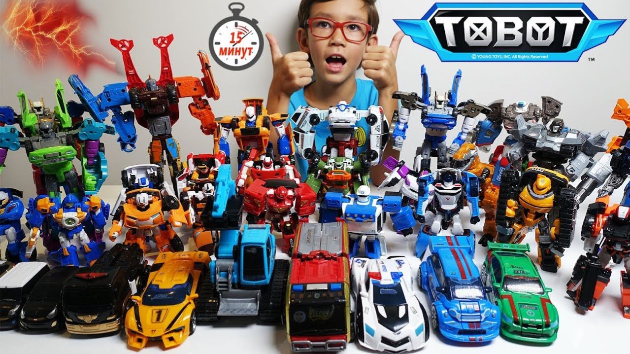 Новые ТОБОТЫ СУПЕР ЧЕЛЛЕНДЖ - Трансформируем Тоботы Машинки Трансформеры!