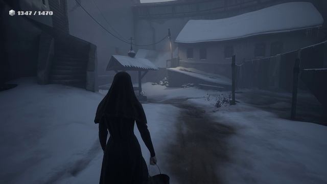 Indika Монашка Индика Занятие Домашние Дела на Улице #1