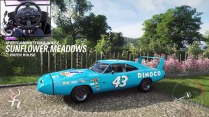 The King из "Тачек": Charger Daytona 🔥 Заезд в FH4 на Thrustmaster T300RS 🏁