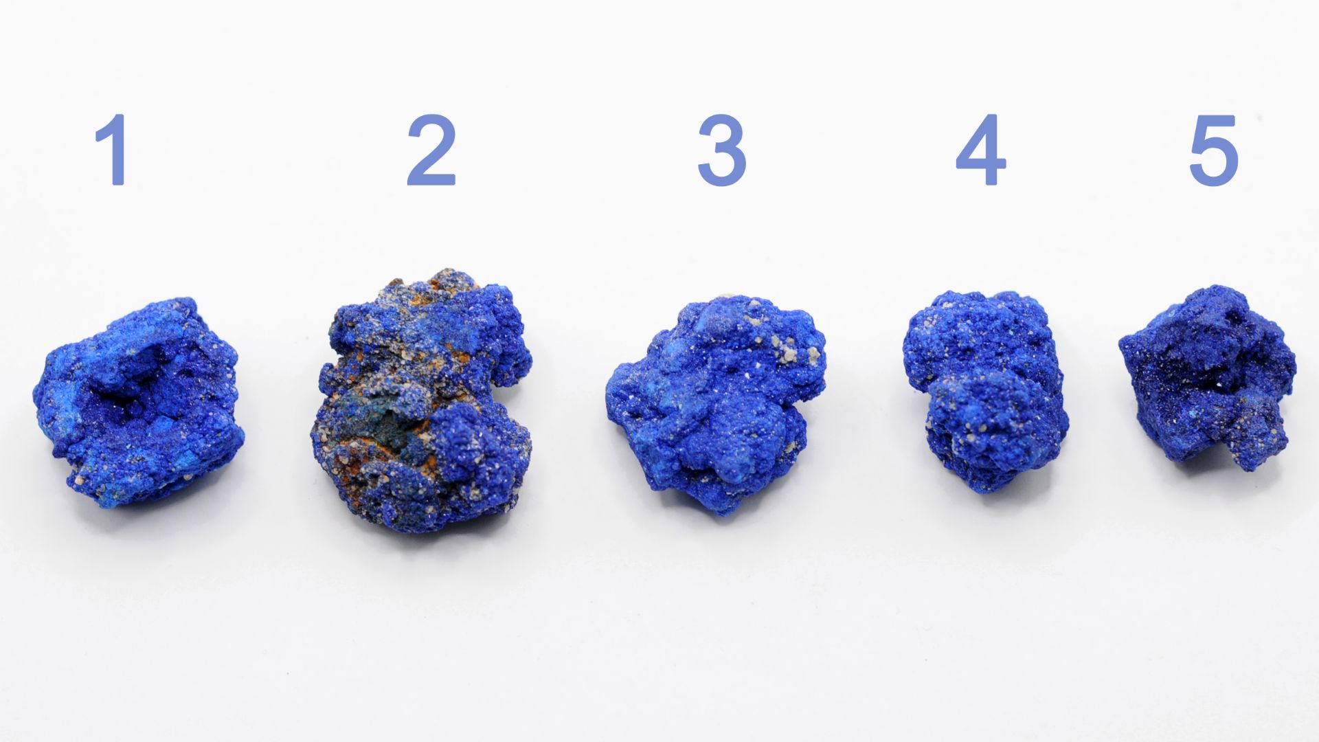 Азурит полусфера (Казахстан, Джезказганский рудный район).