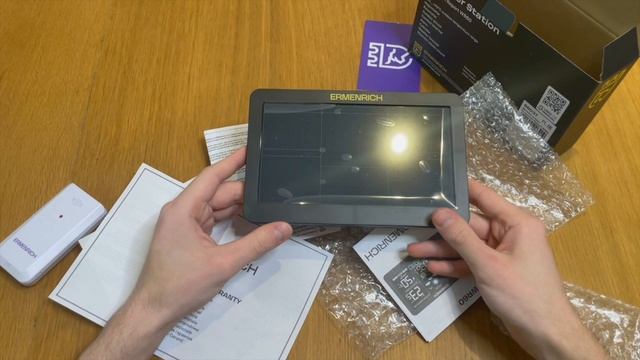 Метеостанция Ermenrich Report WR60  Ermenrich  видео распаковки