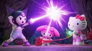 Мультики для детей. Котики попали в сказочный подводный мир, мультик/видео про котиков