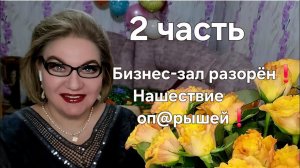 2 часть. Бизнес-зал разорён❗️Нашествие оп@рышей❗️