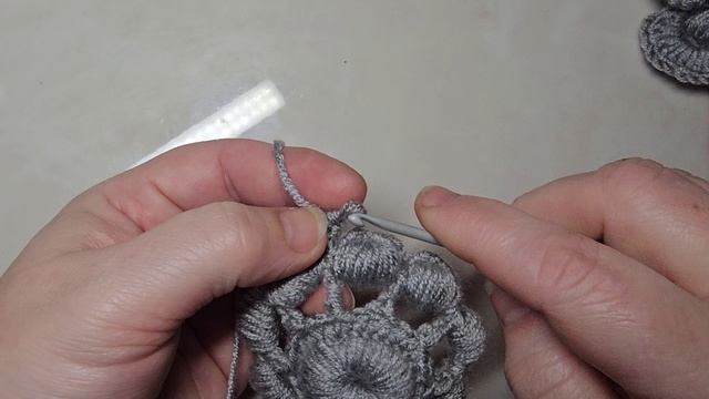 Цветочный элемент для ирландского кружева.