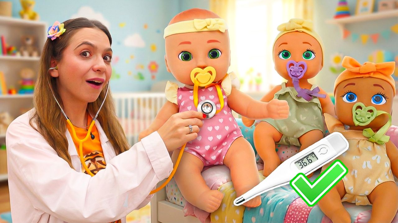 🍼😍Подросли и набрали ли нужный вес Куклы пупсы BE LOVED BABIES?! Игры в доктора для девочек