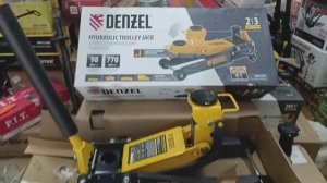 Самый мощный подкатной гидравлический домкрат Denzel для OFF road машин и грузовиков.