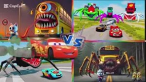 АВТОБУС‑МОНСТР vs ГОНЩИКИ — ТАНЦЕВАЛЬНЫЙ ВЫЗОВ под EDM! 🚌