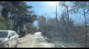 Ялта. С Красноармейской, вверх на Достоевского, Коммунаров ул. 10.02.2026. Крым. Crimea. Yalta.