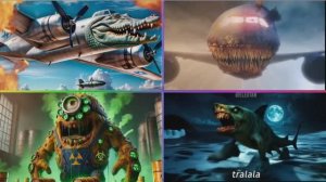 КРОКОДИЛ‑БОМБАРДИНО vs НЕБО‑ЗАРАЗИТЕЛЬ vs МИНЬОН‑ЗОМБИ vs ТРАЛЛЕЛО‑ТРАЛЛА! 🦖