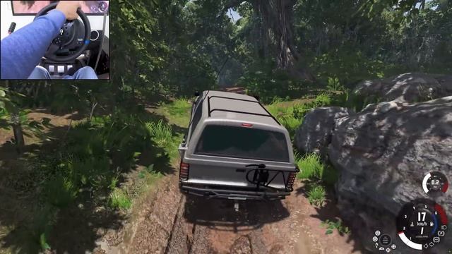 Jungle Rock Island, часть 3 🏝️ BeamNG.drive на Thrustmaster T300RS 🔥