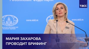 Мария Захарова проводит брифинг