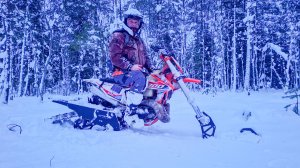 Пробую сноубайк, 2 в 1 +Hengjian z302t