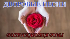 Распускаются розы ( Дворовая песня)