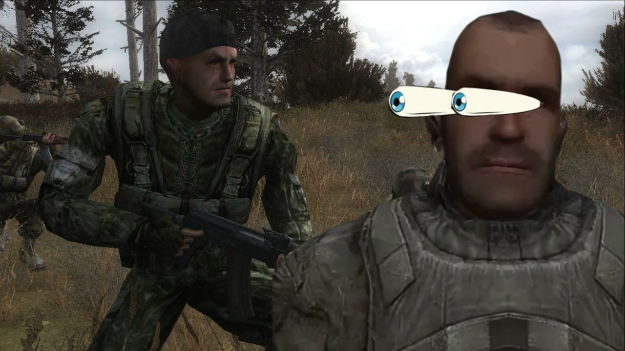 Спасение Крота и Бандиты на Свалке - S.T.A.L.K.E.R Anomaly Anthology 2.0. Сюжет Тень Чернобыля #2