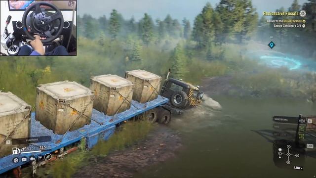 Радиоактивная окаменелость ☢️ SnowRunner на Thrustmaster T300RS 🔥