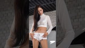 심쿵 가온 화이트 핫팬츠 촬영 - 1080