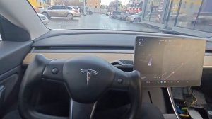 Tesla model 3 Работа полного автопилота FSD. в Екатеринбурге