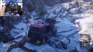 Ракетный двигатель в SnowRunner 🚀 Тяжёлый груз на Thrustmaster TX 🔥