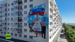 Мурал "Возвращение". Мариуполь 2025