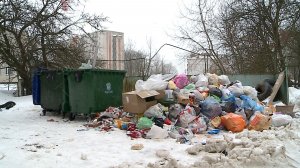 (Рыбинск-40) СУГРОБЫ ИЗ МУСОРА