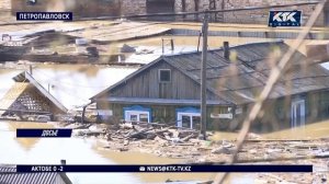 Рекордное количество снега грозит большой водой в пяти регионах страны.mp4