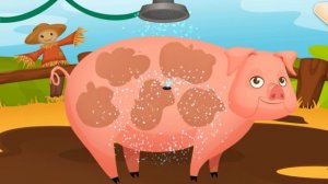 Свинка моется 🧽 Видео для детей