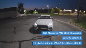 Обзор Mercedes-AMG CLE 53 Cabriolet Мерседес Бенз АМГ Кабриолет