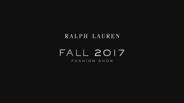 Показ коллекции Ralph Lauren осень-зима 2017-2018