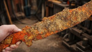 Реставрация старого ржавого ножа