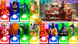 МЕГАМИКС Coffin Dance БРЕЙНРОТ Итальянские Мемы | Tiles Hop №329-332