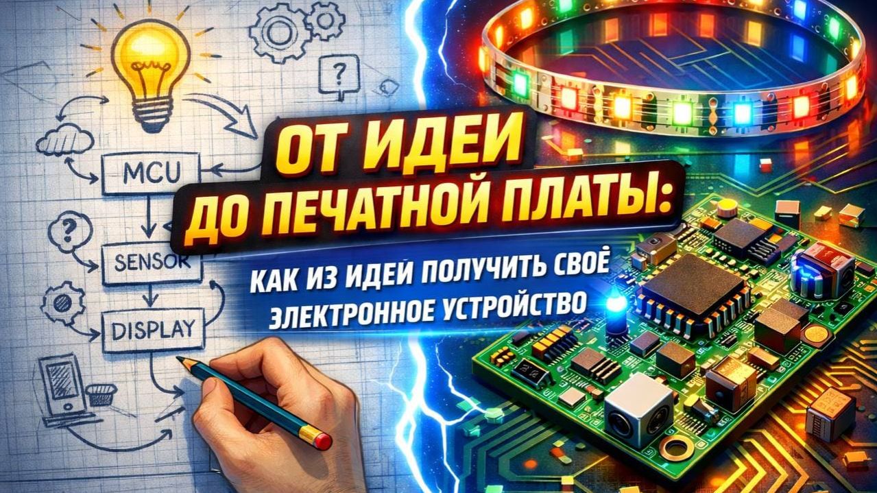 От идеи до готовой платы: цикл разработки электронного устройства