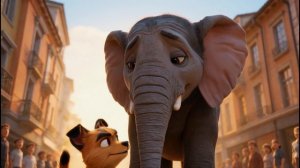 Слон и Моська. Песенка для детей.