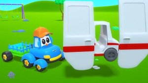 Гектор-трактор строит скорую! Хаос на стройке, но спасение близко, угарный мульт для малышей, Гектор