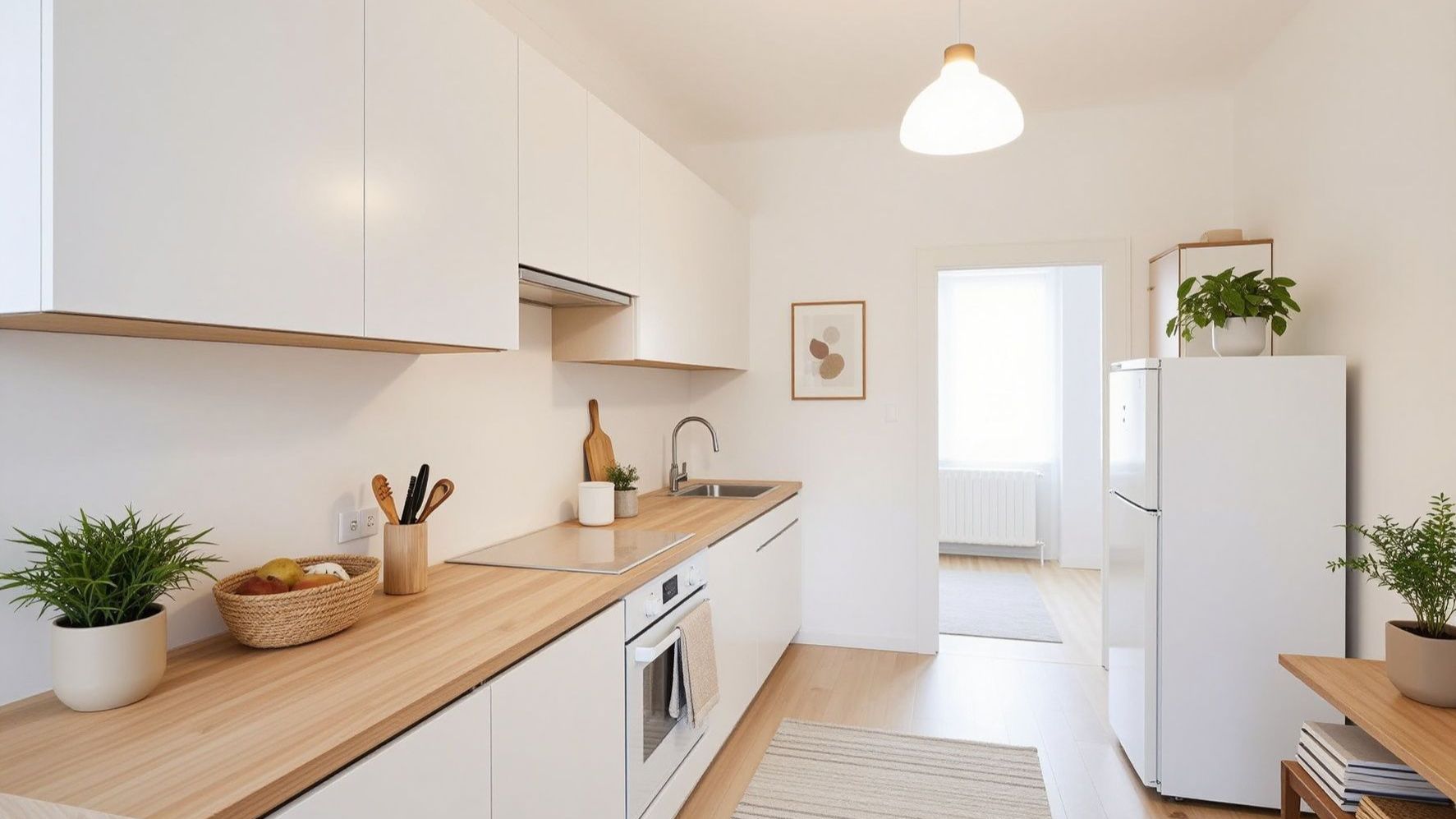 ✨До-после, один из вариантов визуализации ремонта в скандинавском стиле для твоей сталинки