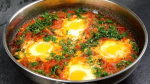 Почему Шакшука у меня такая вкусная?  Вкусная ЯИЧНИЦА! ГОТОВИТЬСЯ БЫСТРО,А СЪЕДАЕТСЯ ЕЩЕ БЫСТРЕЕ