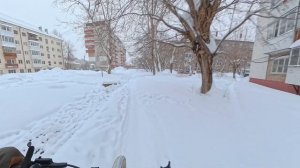 качаем скилл после снегопада