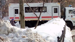 Шикарный грузовик КАМАЗ МЧС РОССИИ. Выглядит очень эпично.