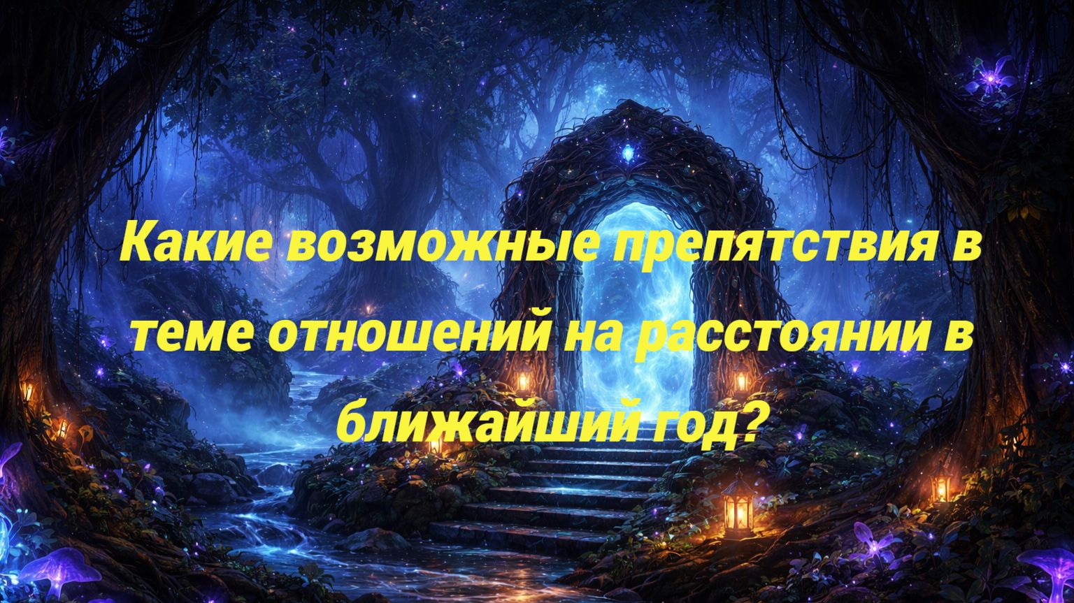 Какие возможные препятствия в теме отношений на расстоянии в ближайший год?