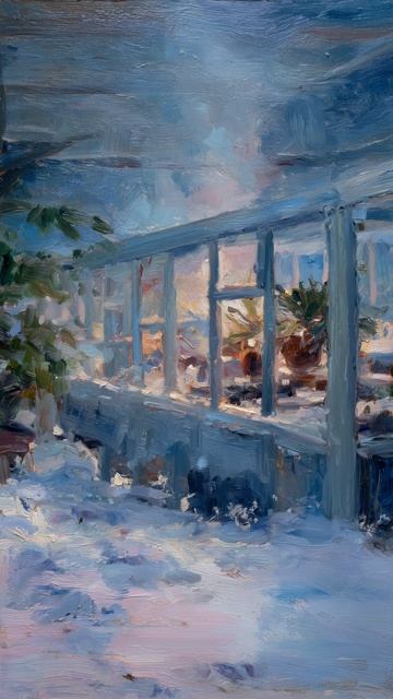 Зимняя оранжерея (картина #1088) / Арт-студия Нормова