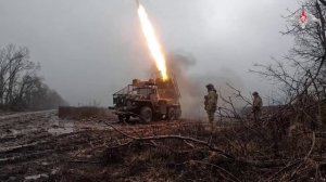 Боевая работа расчетов РСЗО «Град» ГрВ «Центр»