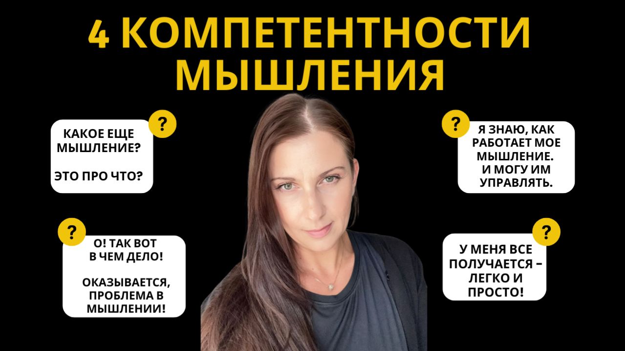 4 Компетенции Мышления - для онлайн экспертов.
