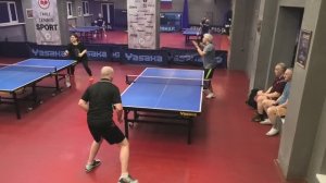 отбор Садовников И. (500) - Хусаинов В. (536) 03.03 настольный теннис Малиновый 400+ турнир СПб