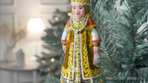 Ёлочная игрушка ФОЛЬКЛОР, золотая, 110 мм, С1719-зол