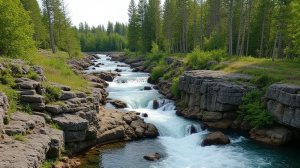 Удмуртия-край родников.